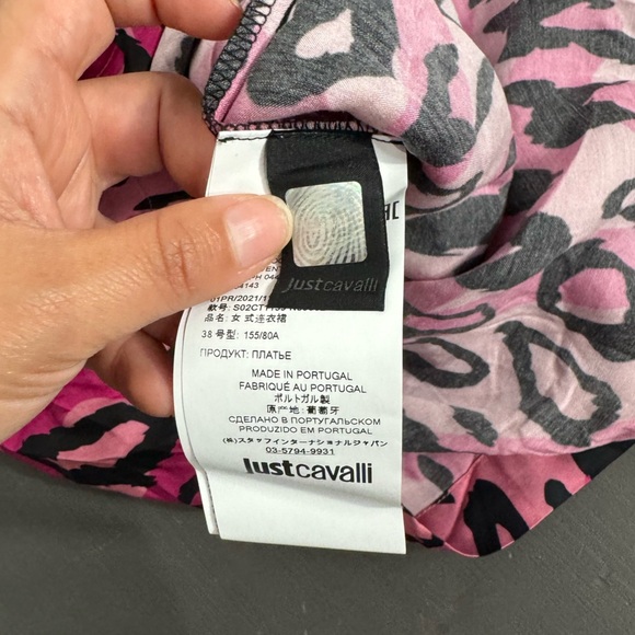 Just Cavalli contrast- panel mini dress - Picture 8 of 9